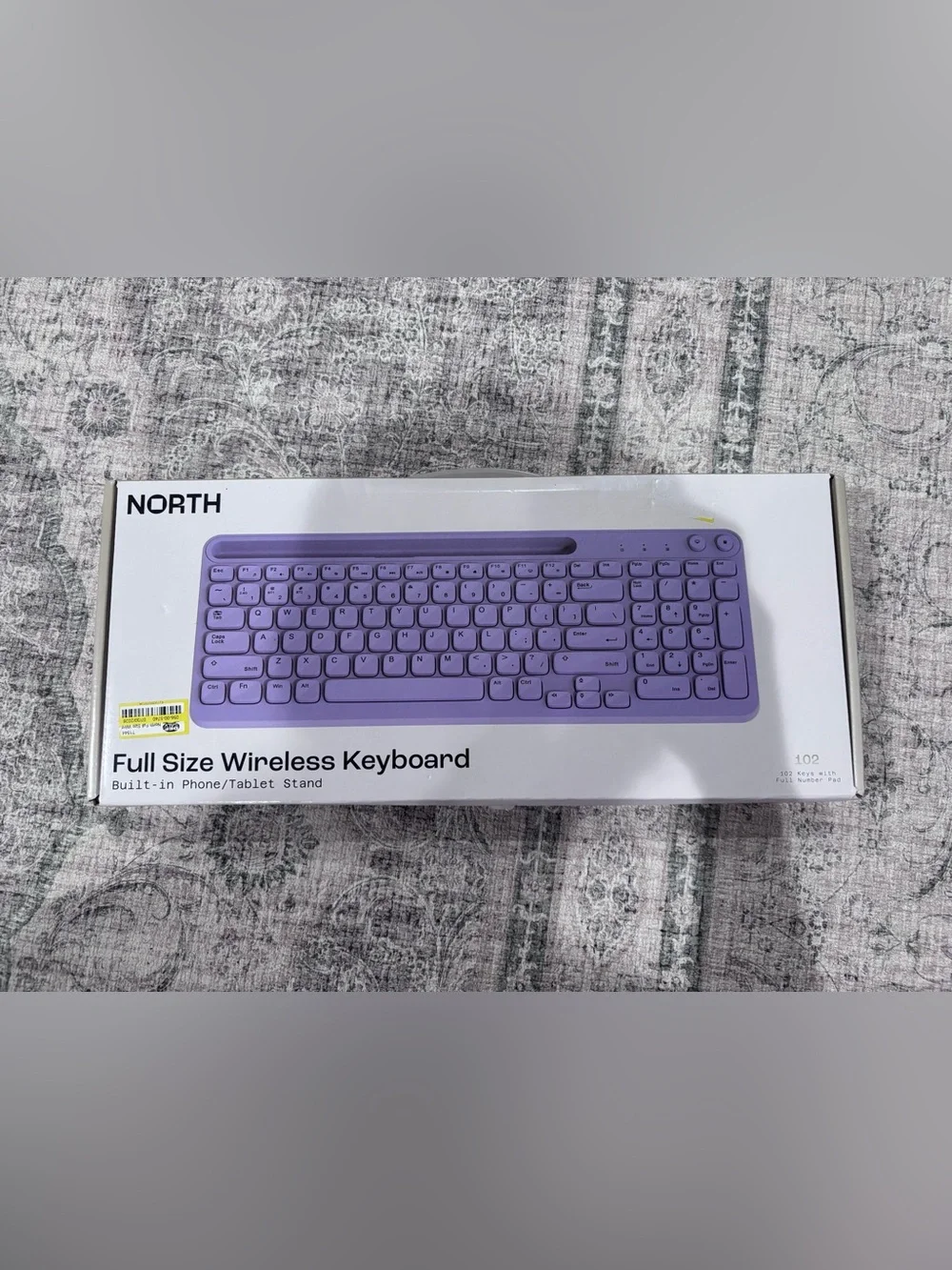 Wireless Purple Keyboard with Tablet Stand - Brand New Sealed